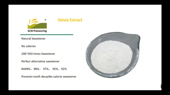 Natürlicher Süßstoff Steviosid Stevia-Extrakt (Ra99) Keine Kalorien Stevia Ra99